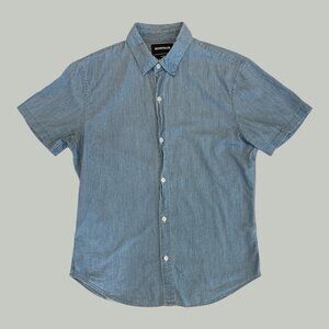 Bonobos Men’s Chambray Short Sleeve Button-Down Shirt - Size Small